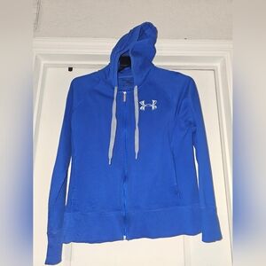 Under Armour Women's Blue Full-Zip Hoodie